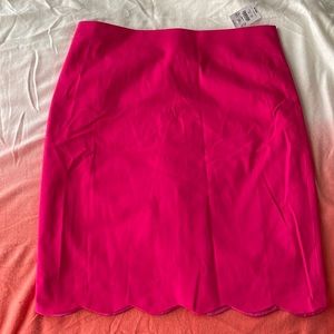 NWT- J Crew scallop pencil skirt